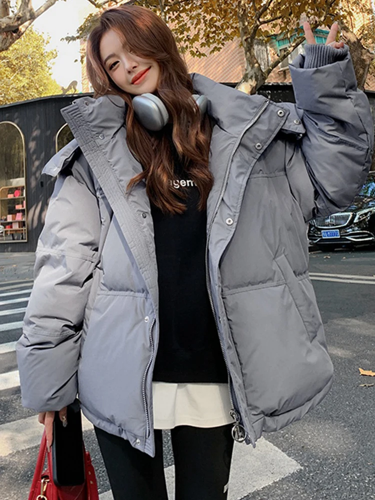 Winter Coats women Thicken Hooded Parkas Coat Warm Cotton Padded Jackets Female outwear 2024