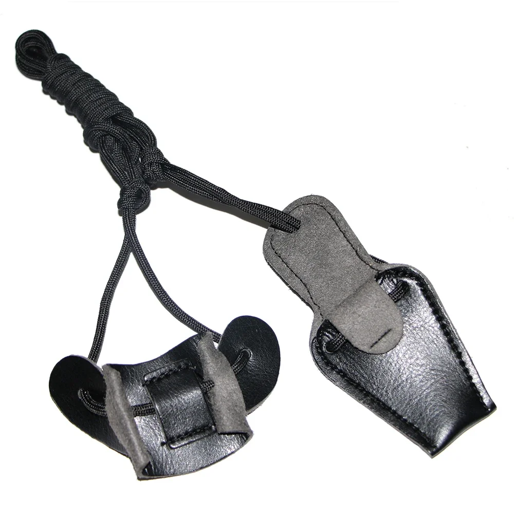 1pc Archery Bow Stringer Install Tool Rope black 155cm for Recurve/Longbow Bow String Installation Auxiliary Rope Accessories