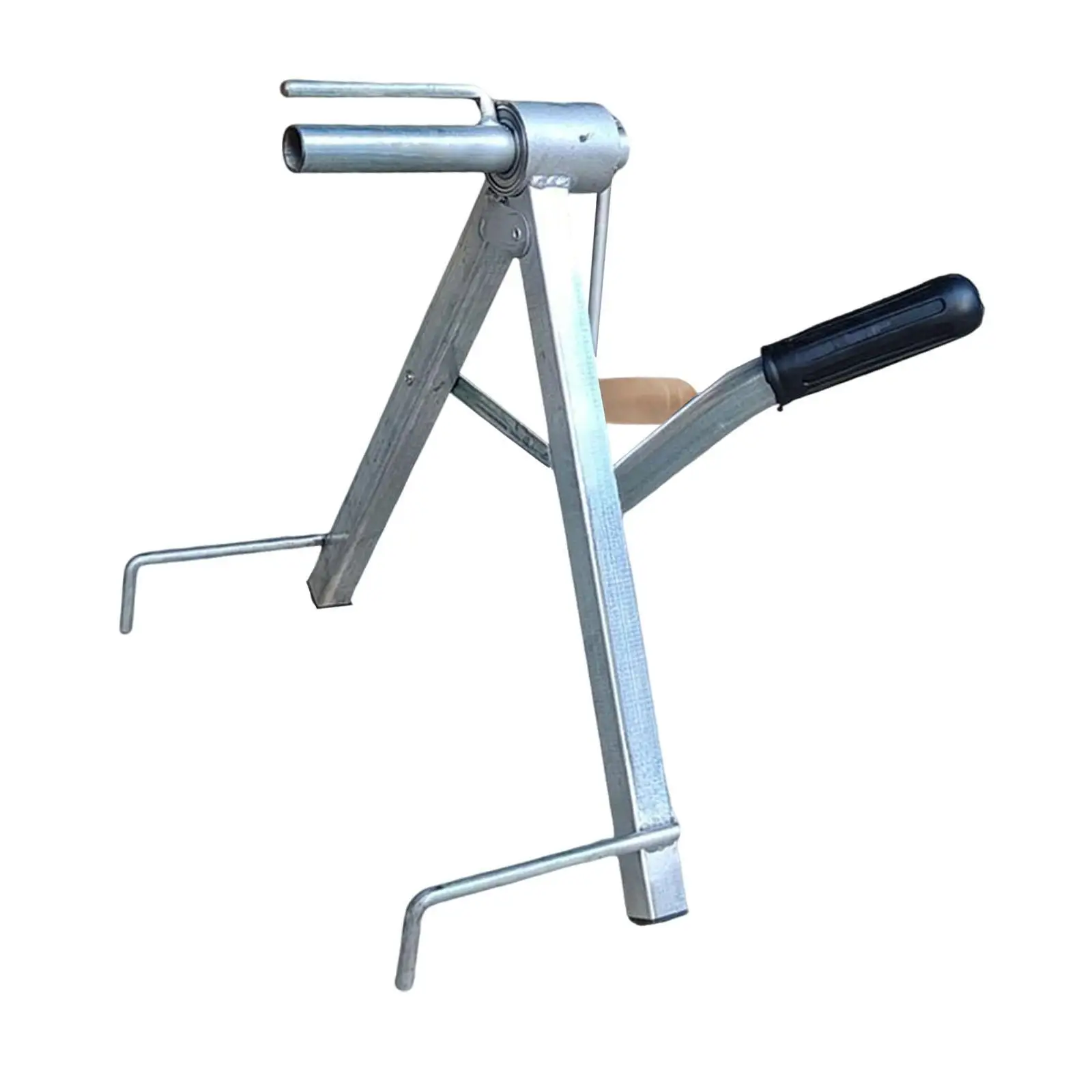 Heavy Duty Water Hose Reel Metal Winding Tool Hand Crank Compact Storage for Garden Drip Systems and Cleaning