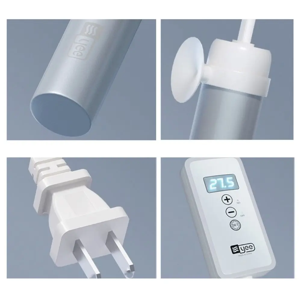 25/50/75W Aquarium Submersible Heater Digital Display Temperature Control Water Heating Rod Mini Adjustable Turtle Heating Rod