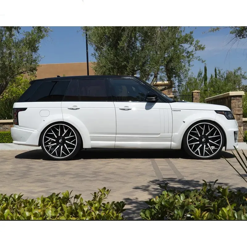 Custom Land Rover Lumma Style Wide body front and rear bumpers Land Rover 2013-2017 Range Rover modified front and rear bumpers