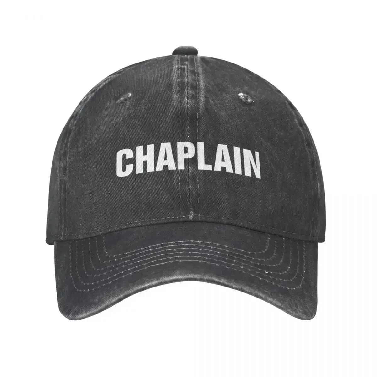 CHAPLAIN in Black Cowboy Hat Luxury Hat Visor Custom Cap Men's Women's