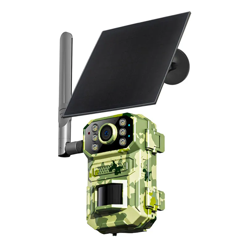 3MP 1296P Ucon APP 4G Solar Wide Angle Infrared Wildlife Hunting Camera Trail Outdoor Wild Animal  Photo Traps Detecting Cameras