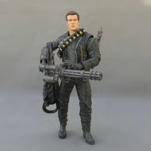 NECA Terminator T800 Arnold Schwarzenegger Skeleton 7 Inch Collectible Action Figure Toy Model Display Item Adult Fans
