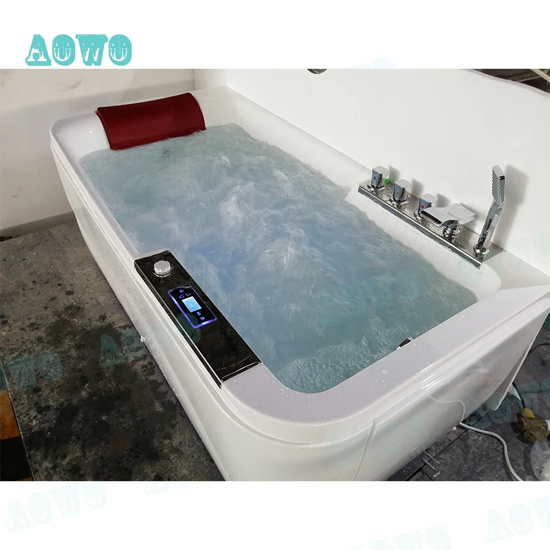 1 شخص فاخر أكريليك Jakuzzi حوض سبا خارجي Idromassaggio Jakouzi حمام حوض استحمام ساخن واحد