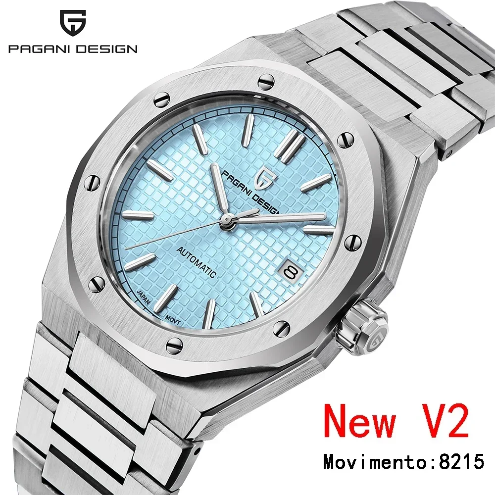 PAGANI DESIGN 2025 New PD1673 Fashion Men's 40MM Watch 8215 Automatic Mechanical 10bar Waterproof Night Light C3 reloj hombre