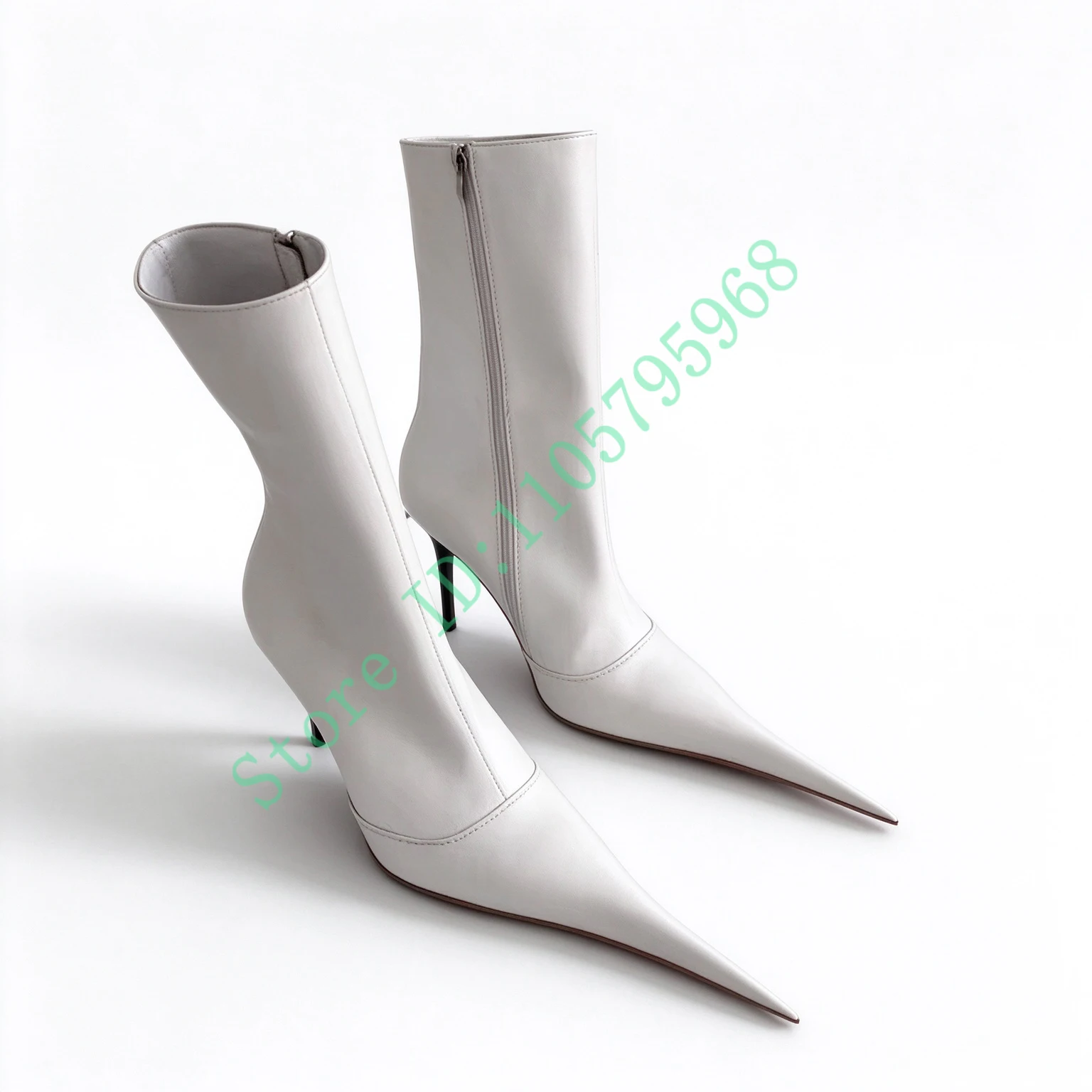 Ultra Pointed Stiletto Ankle Boots