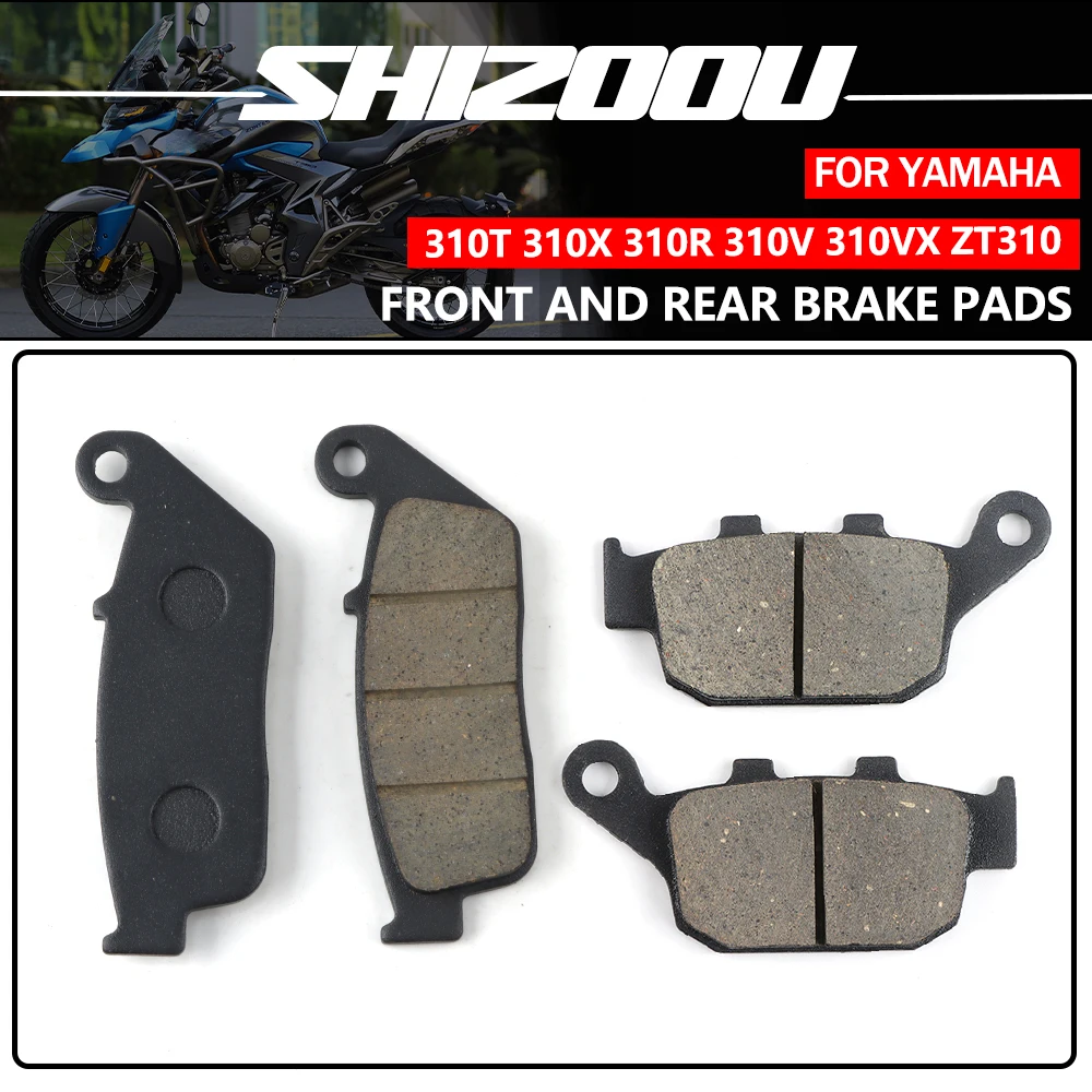 

Motorcycle front and rear brake pads fit Zontes 310T 310X 310R 310V 310VX ZT310 ZT250 Zontes V310 X310 T310 R310
