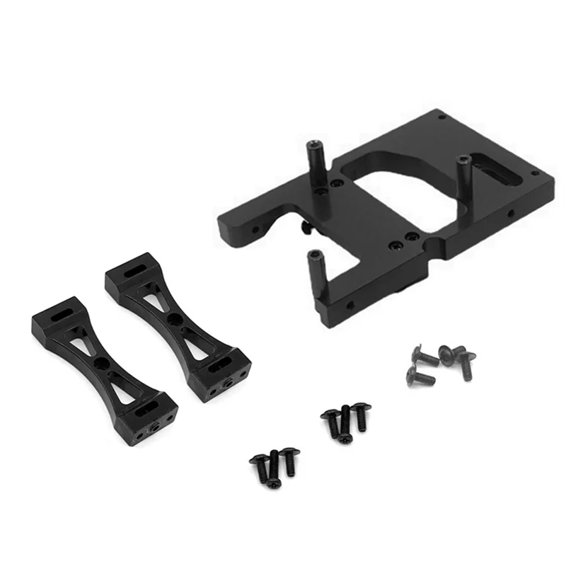 Metal Servo Mount staffa Beam Crossbeam Set per WPL C14 C24 B14 B24 MN D90 MN99S RC aggiornamenti per auto accessori per parti, 4