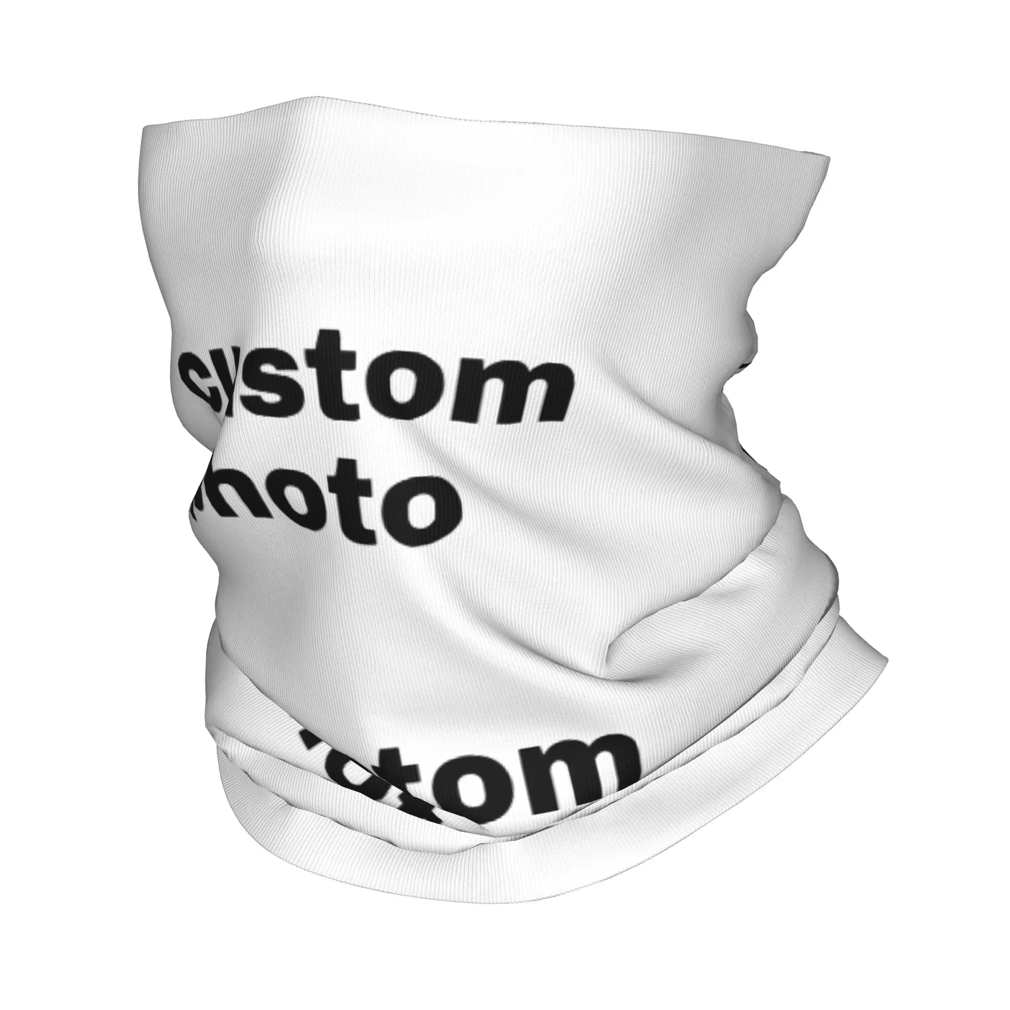 

Custom custom ,photo Winter Headband Neck Warmer Women Men Ski Running Tube Scarf Face Bandana Gaiter