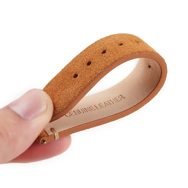 Watch Leather Bracelet 18mm 20mm 22mm Wristband Watch Accessories Calfskin Suede Watch Strap Men Women