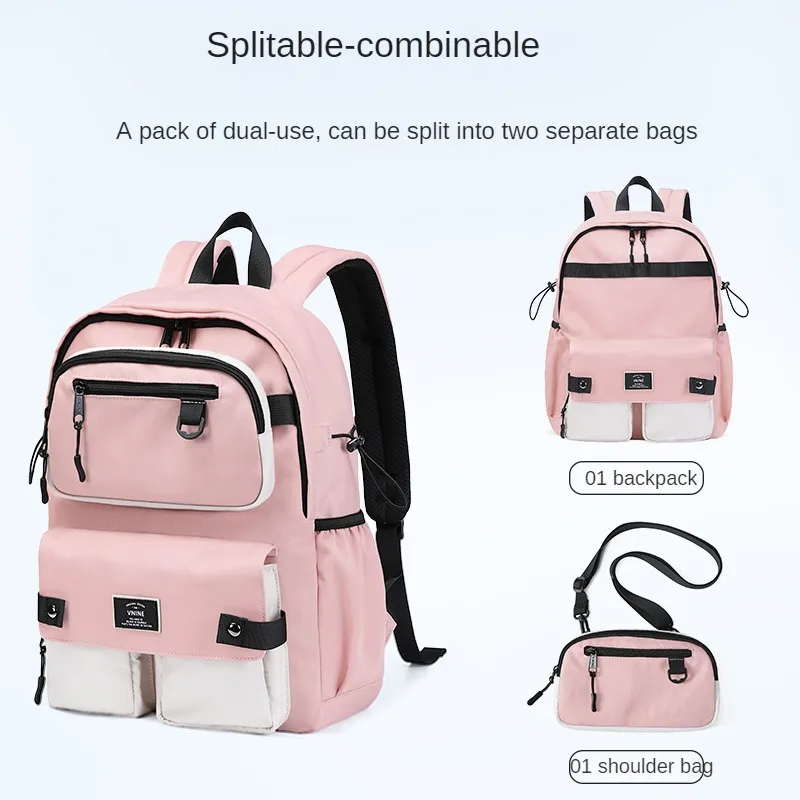 VNINE-mochila de gran capacidad para estudiantes de primaria, morral para niños de grado 1-3 a 6, novedad de 2024