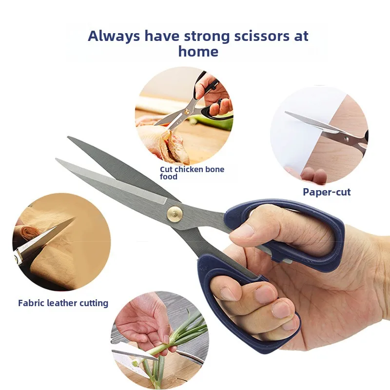 Mocne nożyczki kuchenne ze stali nierdzewnej Ostre nożyczki do użytku domowego Nożyczki do krojenia żywności Warzywa Nożyczki uniwersalne