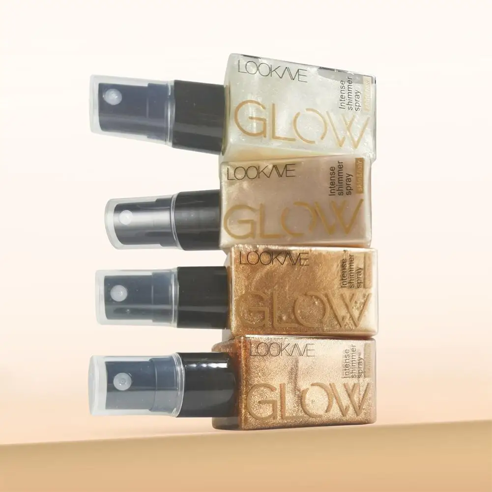 New Shimmer Oil Spray Waterproof Long Lasting Moisturizing Contour Glitter And Face Makeup Gold Tools Body Brightening Bron R9P1