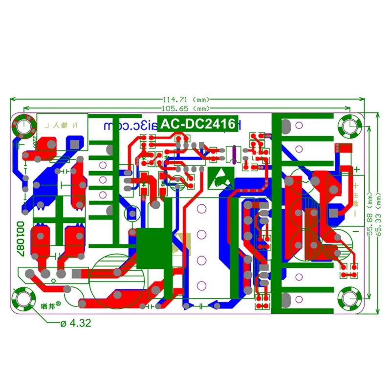 300W switching power supply board high power industrial bare board power supply module AC-DC module 5V 12V 24V 36V 48Vto110-200v