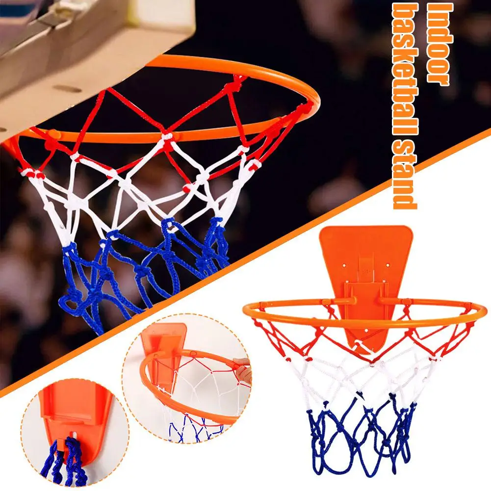 Indoor Safety Funny Game Kids Mini Home Exercise Basketball Hoop Set Wall Frame Stand Lifting Basket Hanging Backboard