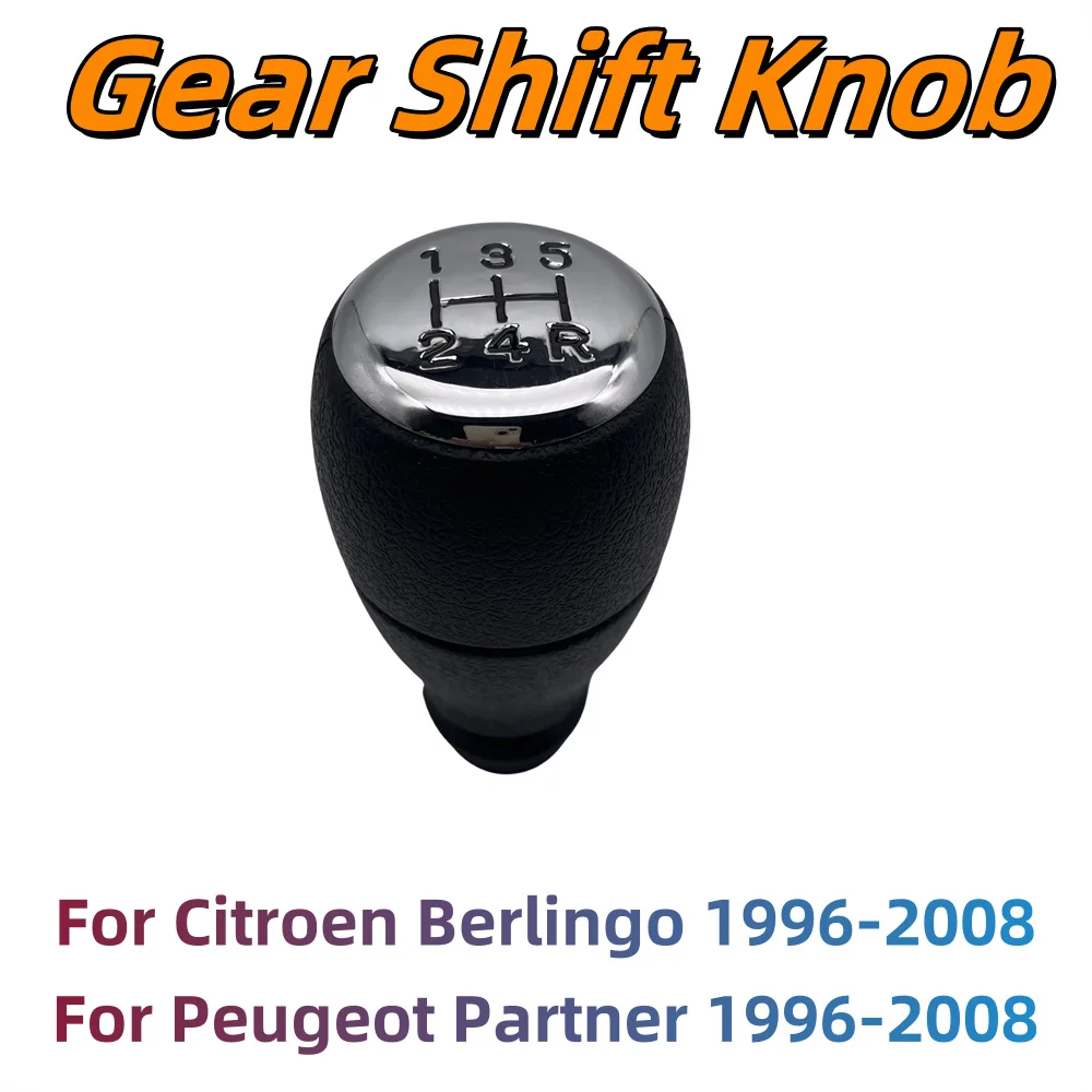 Car Gear Shift Knob 5 Speed For Citroen Berlingo Peugeot Partner 1996 1997 1998 1999 2000 2001 2002 2003 2004 2005 2006 2007