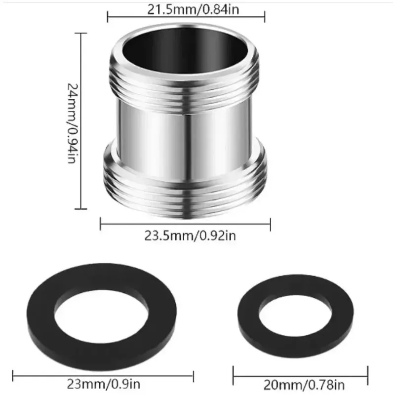 

Adapter Kitchen Bathroom 2025 Water Faucet Connector Threaded New Washing Machine Faucet Converter Garden Hydrant Accessories