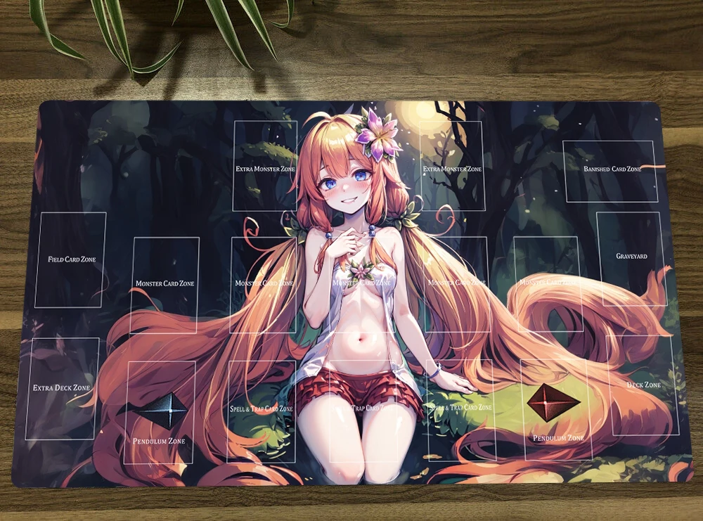 

Игровой коврик YuGiOh трапетрикс Nepenthes TCG, игровой коврик для торговых карт, игровой коврик для стола, игровой коврик, коврик для мыши 60x35 см с бесплатной сумкой