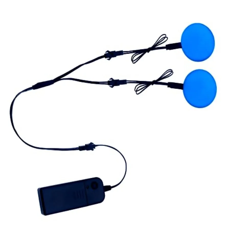 

【New model】Led Eyes EL Glowing Panel Flexible led Eyes for Skeleton Pumpkin Electroluminescent Panel Cuttable Cosplay Props Mas