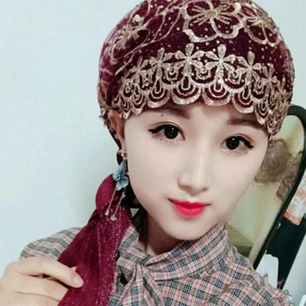 

Платок с цветочной вуалью — прозрачная сетка, легкий мусульманский хиджаб для женщин, модный аксессуар весна-лето и свадебный чехол