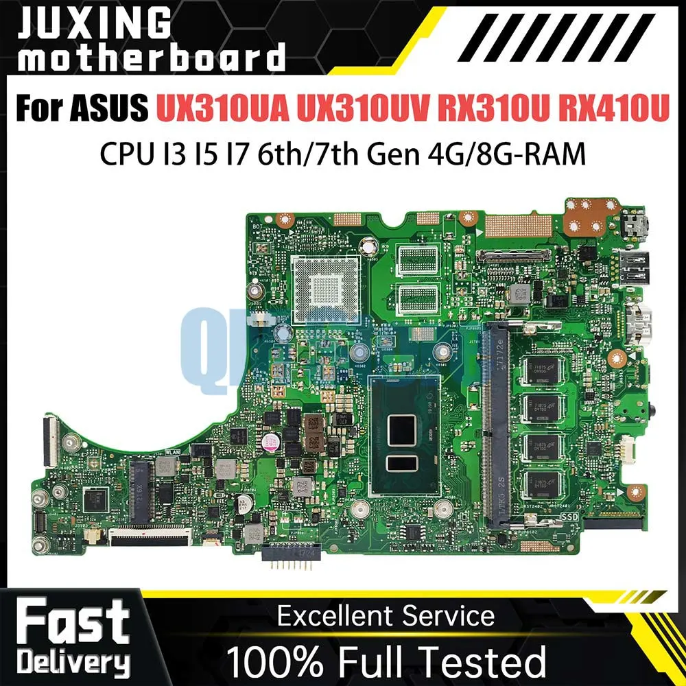 

UX310UA Notebook Mainboard For ASUS UX310UV RX310U RX410U UX410UQK UX310UQK U3000U UX310U UX410UA UX410U Laptop Motherboard 13IN