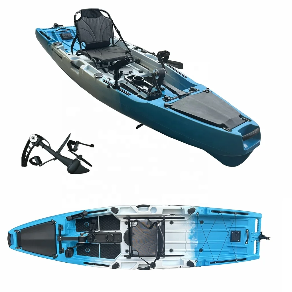 Hot Sale 10.5ft Sit on Top Fishing Pedal Kayak Popular Nice Price High Quality with Frame Seat Made in China