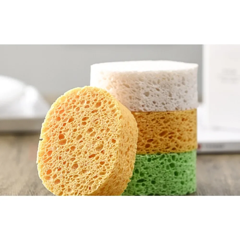 Household Natural Wood Pulp Cotton Kitchen Specific Thickened Sponge, Water Absorbing Brush, Pan Cleaning, Strong and Non Gresy