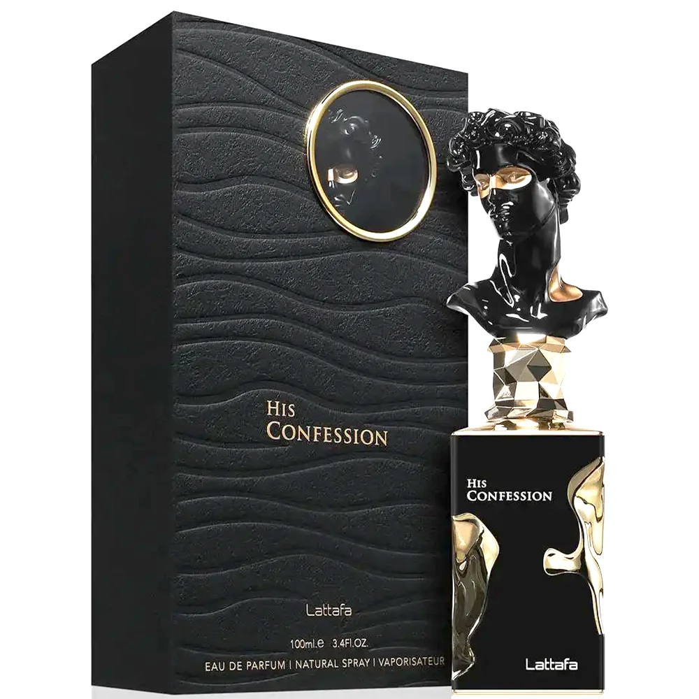 

100ml Lattafa His Confession Fragrance Original High end Makeup Parfum Longlasting Unisex Spray Luxury Arabic Fragrance