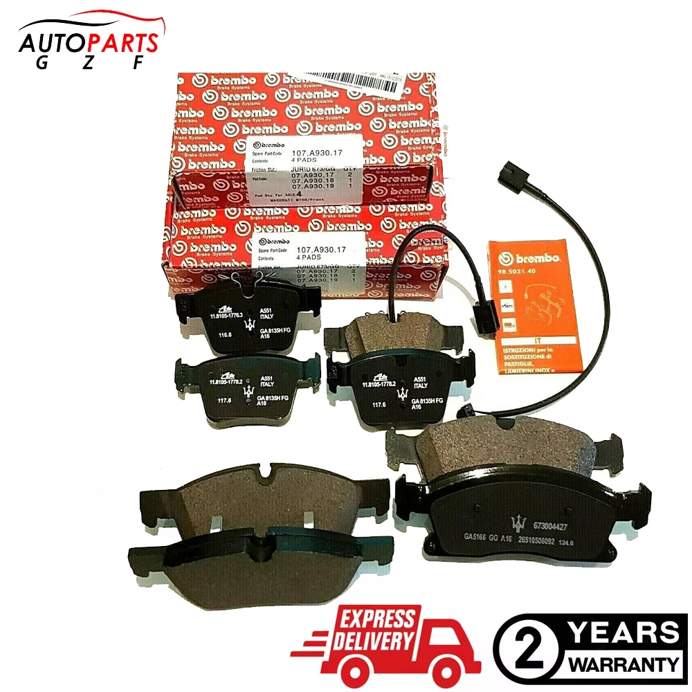 For Maserati Levante Base Front & Rear Brake Pads - Genuine