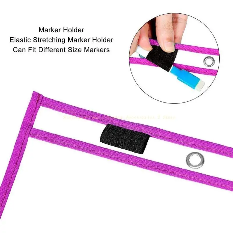 30 Stück transparente PVC -Arbeitsblatttasche mit Marker, Radiergummi, Bindemittelringe für Klassenzimmer, Schule, Büro,