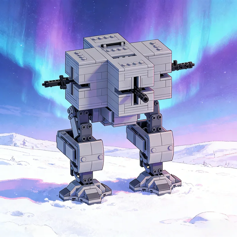 

696pcs MOC Freestyle Hennenhorst Wander MG Model Building Blocks Toy Architecture Idea Christmas Gifts Creative Education Brick