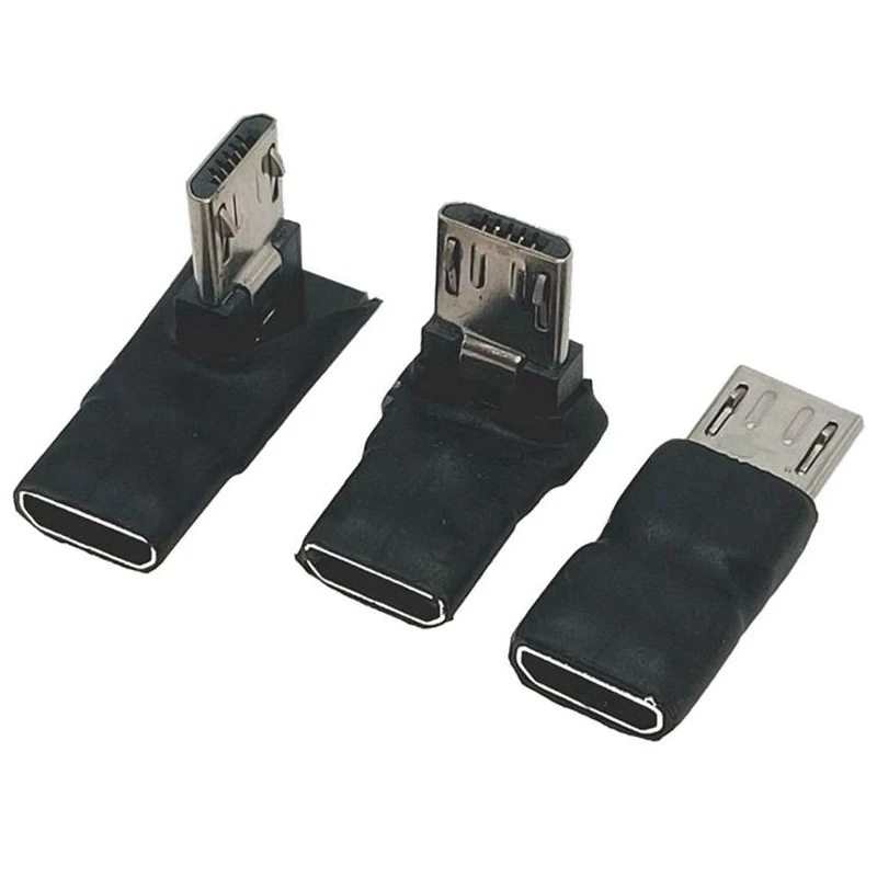 90 Degree USB Left Right Up Angled Micro 5pin Female to Micro USB Male Data Adapter to Mini USB Plug Plug Micro USB