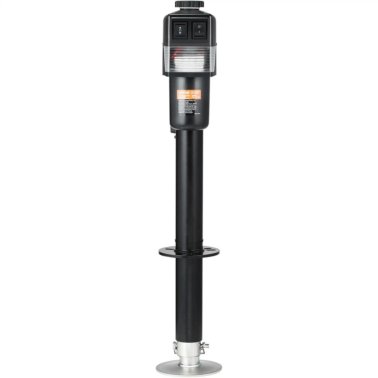 

Electric Trailer Jack, Power Tongue Jack Weight Capacity 3500 lbs, 9.84"-33.85" Electric Tongue Jack with Waterproof Cover for L