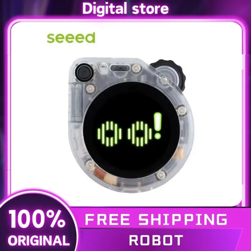 

Sensecap Watcher W1-A Clear Enclosure-Ai Agent For Smarter Spaces Built On Esp32s3 Incorporating A Himax Wiseeye2 Hx6538 Custom