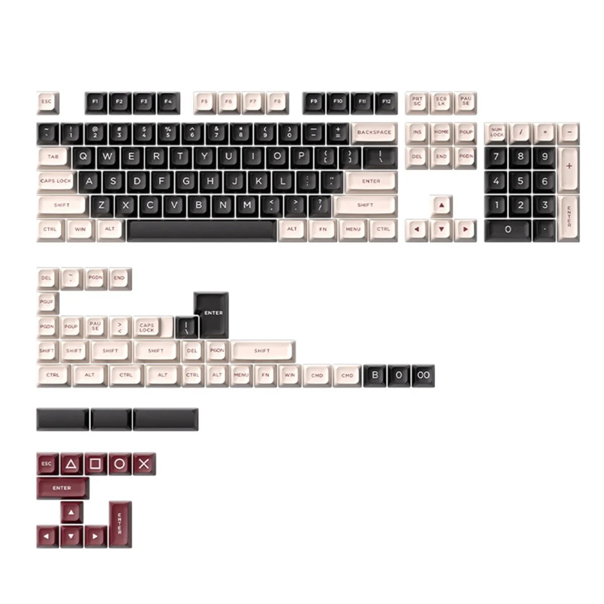 

ATP-148 Keys Keycap PBT Key Caps Mechanical Gaming Keyboard Keycaps
