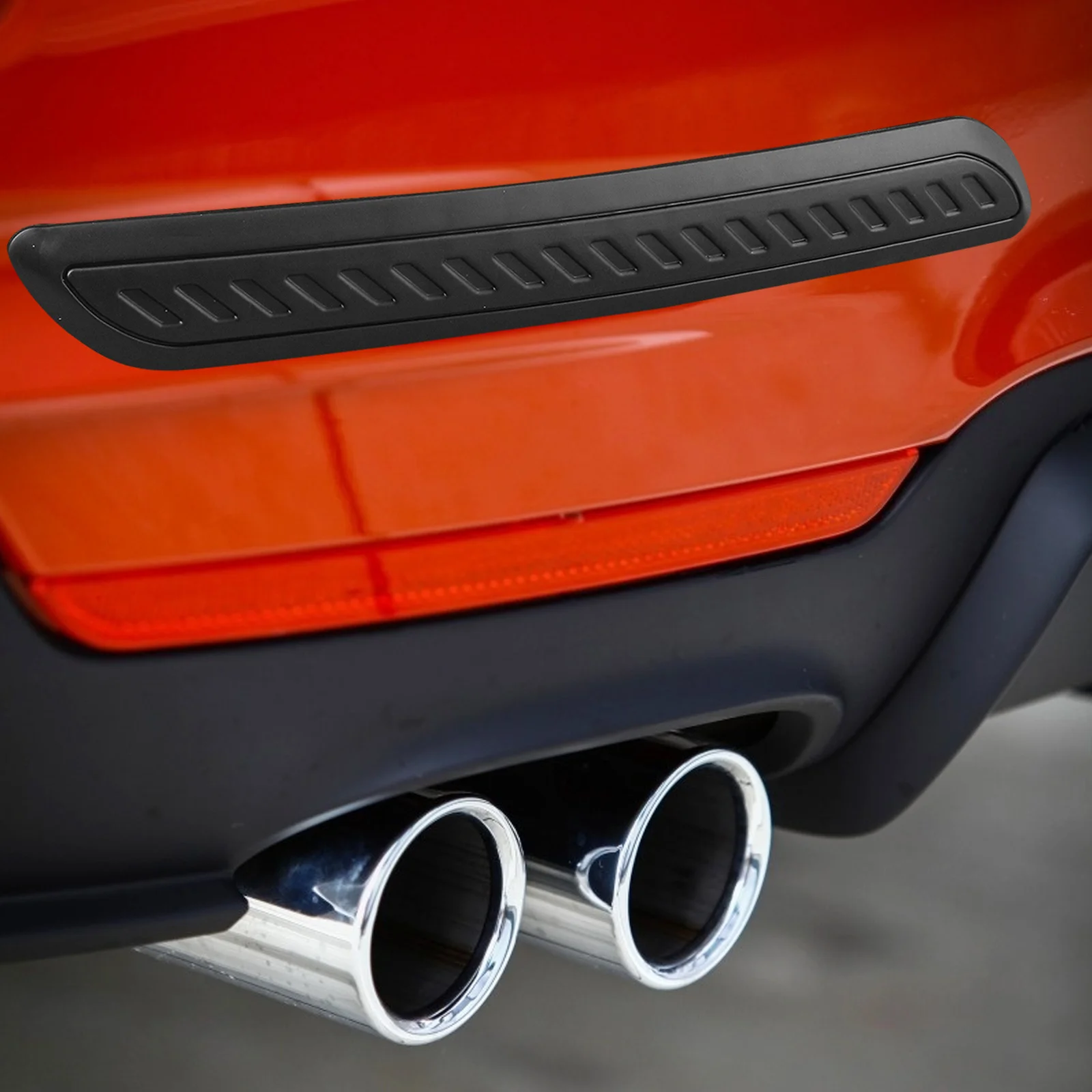 

2Pcs Bumper Guard for Cars High Temp Wear Resistant Stylish Design Front Rear Bumper Protector Car Door Protector