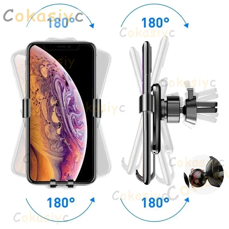 for Renault Koleos Samsung QM5 HY 2008~2016 Car Mobile Cell Stand Air Vent Clip Phone Bracket Gravity Mount Holder Accessories