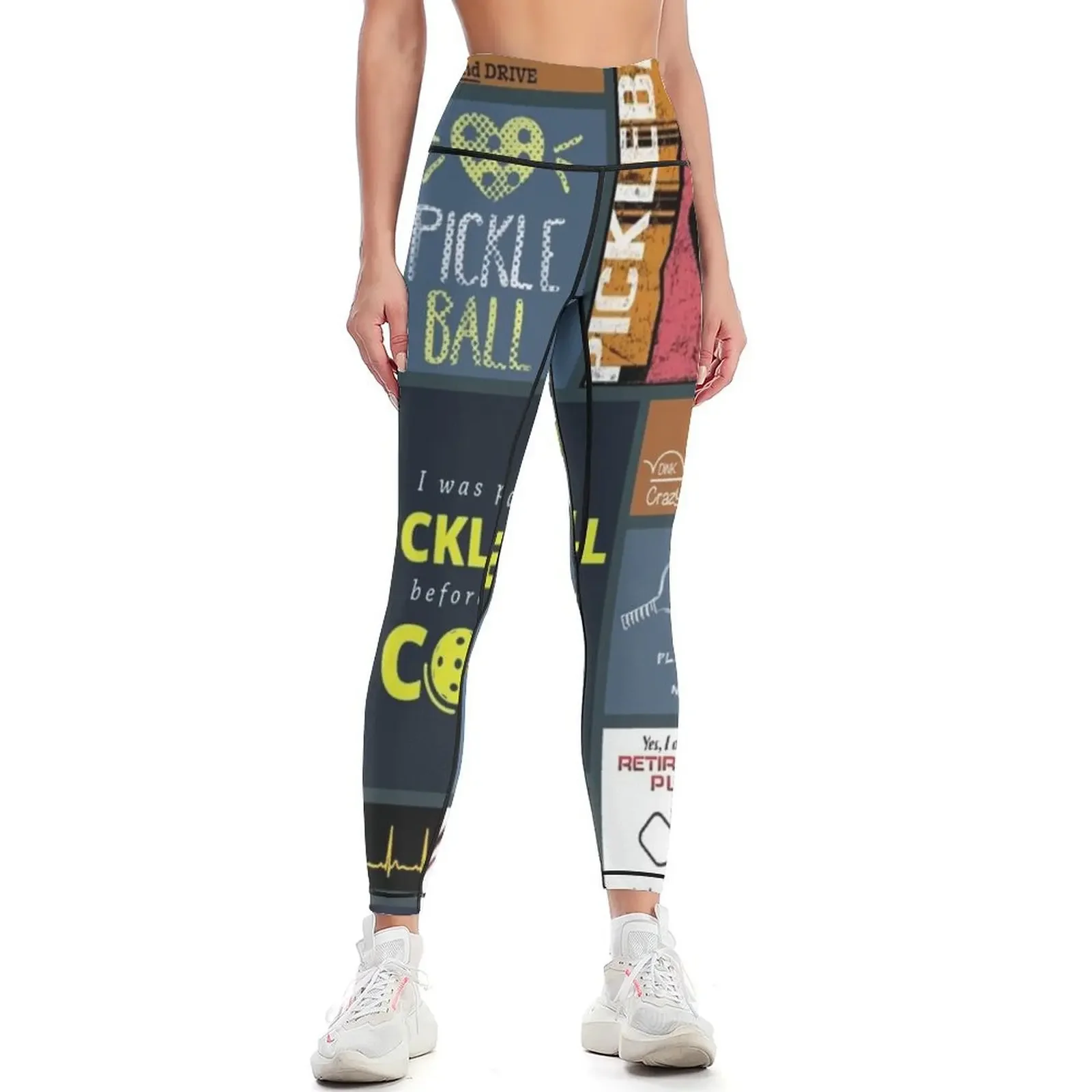 

Pickleball Play With Heart Leggings workout clothes for sports shirts gym sportswear for gym push up tights for Womens Leggings