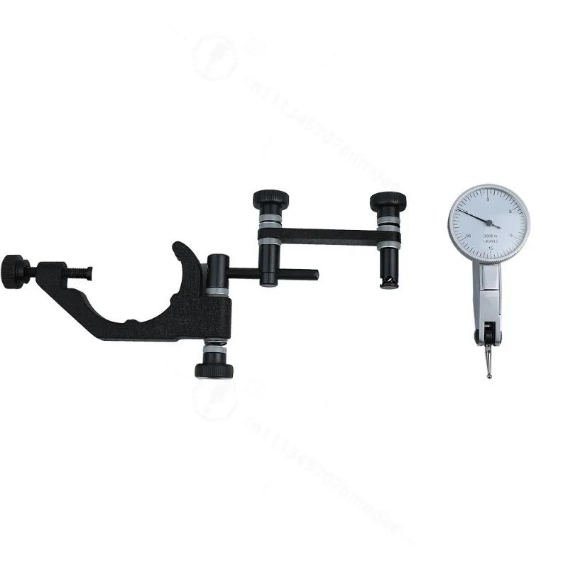 Precision Lever Dial Indicator Measuring Stand Kit Bow Bracket Holder Brake Disc Runout Detector for Workshop Equipment