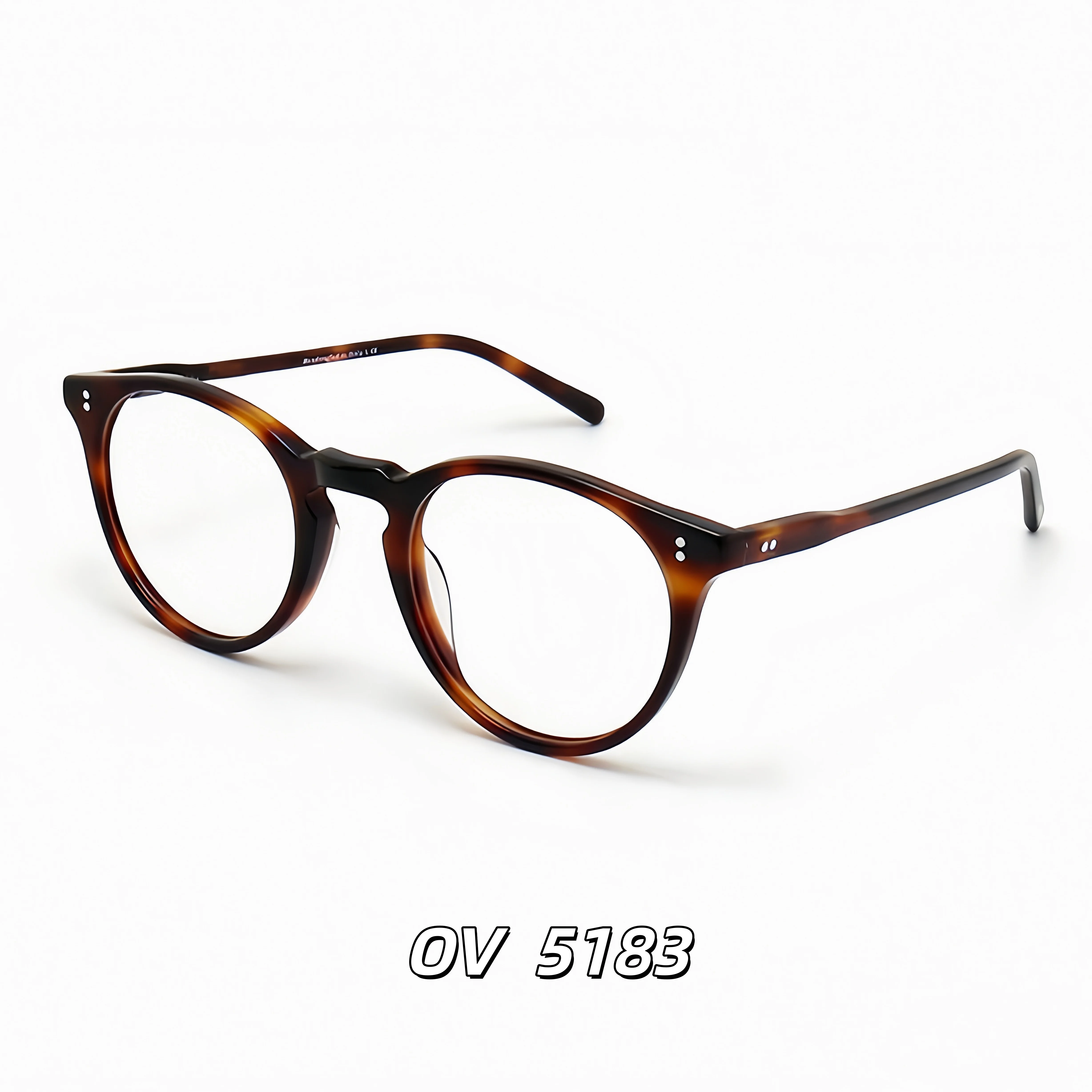 

Очки V5183 в стиле ретро, круглые, ручной работы, из ацетата, для коррекции близорукости, для мужчин и женщин, роскошные, в стиле черная черепаха и черный олива