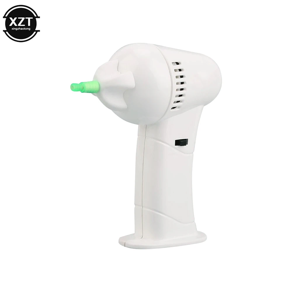 Aspirateur d'oreille électrique portable, élimination des oreilles, sécurité, soins de santé du corps avec tête souple et sûre, outil de soin des oreilles, cérumen