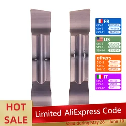 10pc MGGN150/200/250/300/400/500/600 Carbide Grooving Insert Lathe MGGN Slotted Blade -LH -R -L CNC Cutting Turning Tool Blade