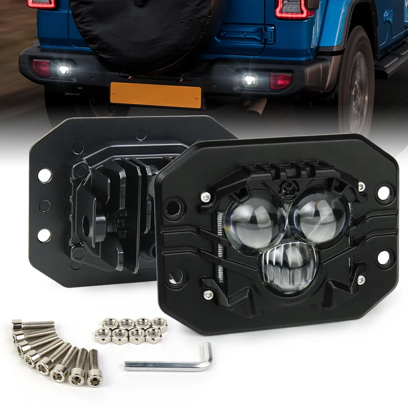 

MOVOTOR 5-дюймовый скрытый внедорожный рабочий фонарь с точечным лучом проектора для грузовика ATV UTV Off Road 4x4