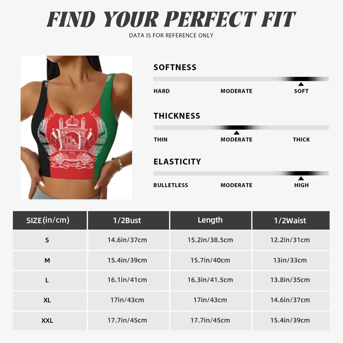 Gilet sportivo sexy da donna Bandiera dell'Afghanistan Streetwear femminile Sport Lingerie Tee Crop Top