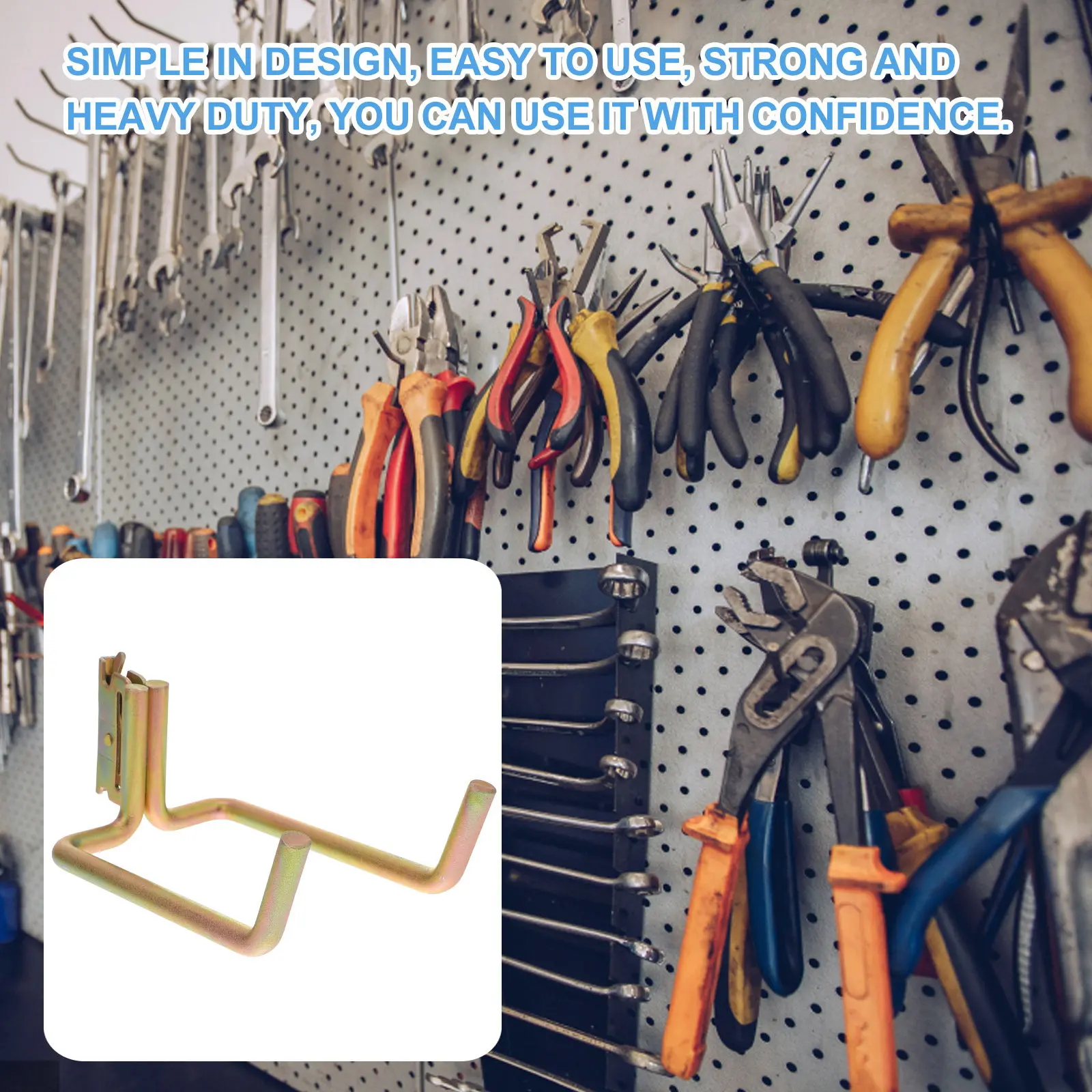 

Premium E Track Hook for Trucks Heavy Duty Shovel Hanger E-Track Tool Mount Strong Load-Bearing Reliable Performance