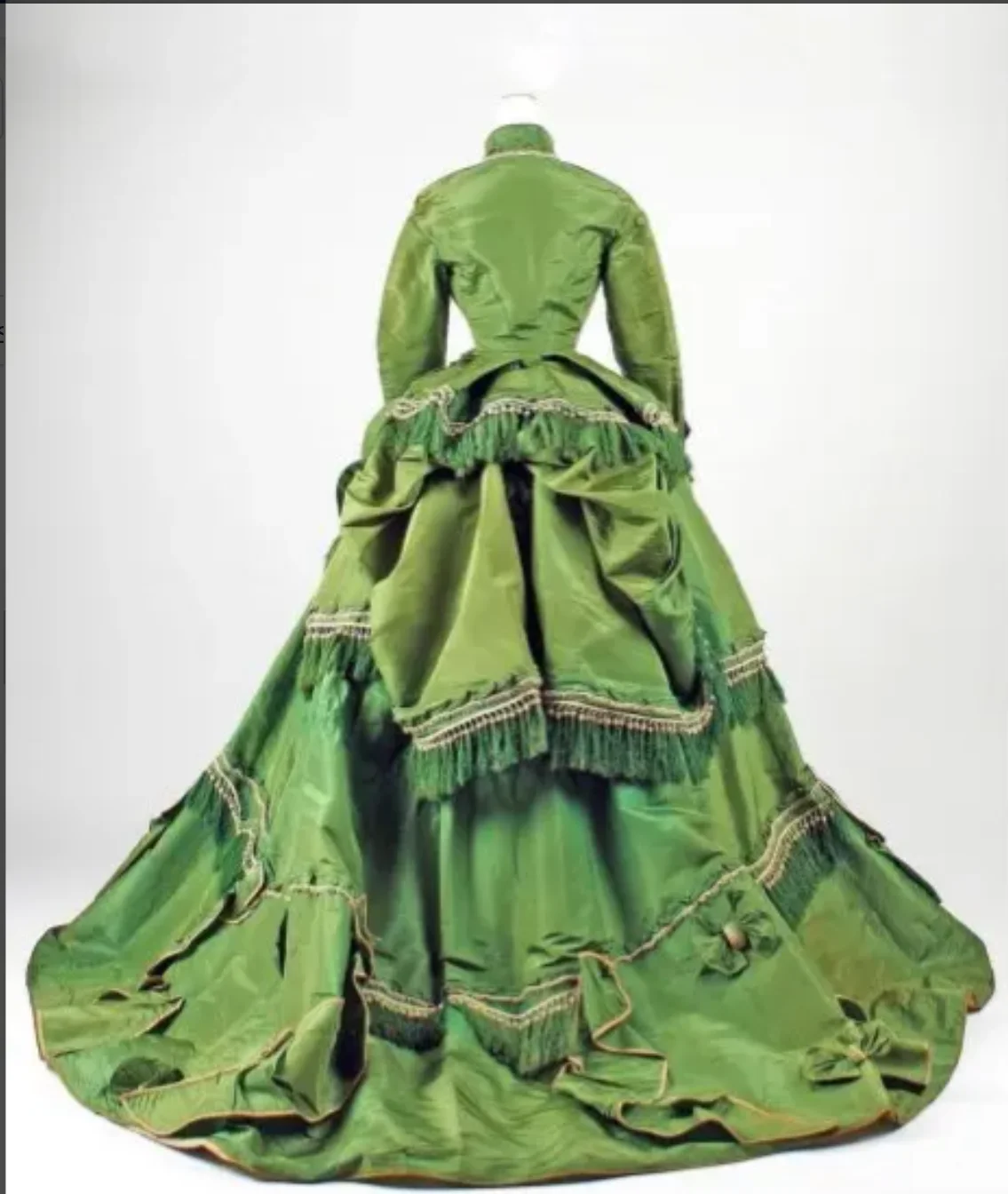 Green Customer-made Victorian Dress1860S Scarlett Civil War Southern Belle dress Marie Antoinette dresses AD-4