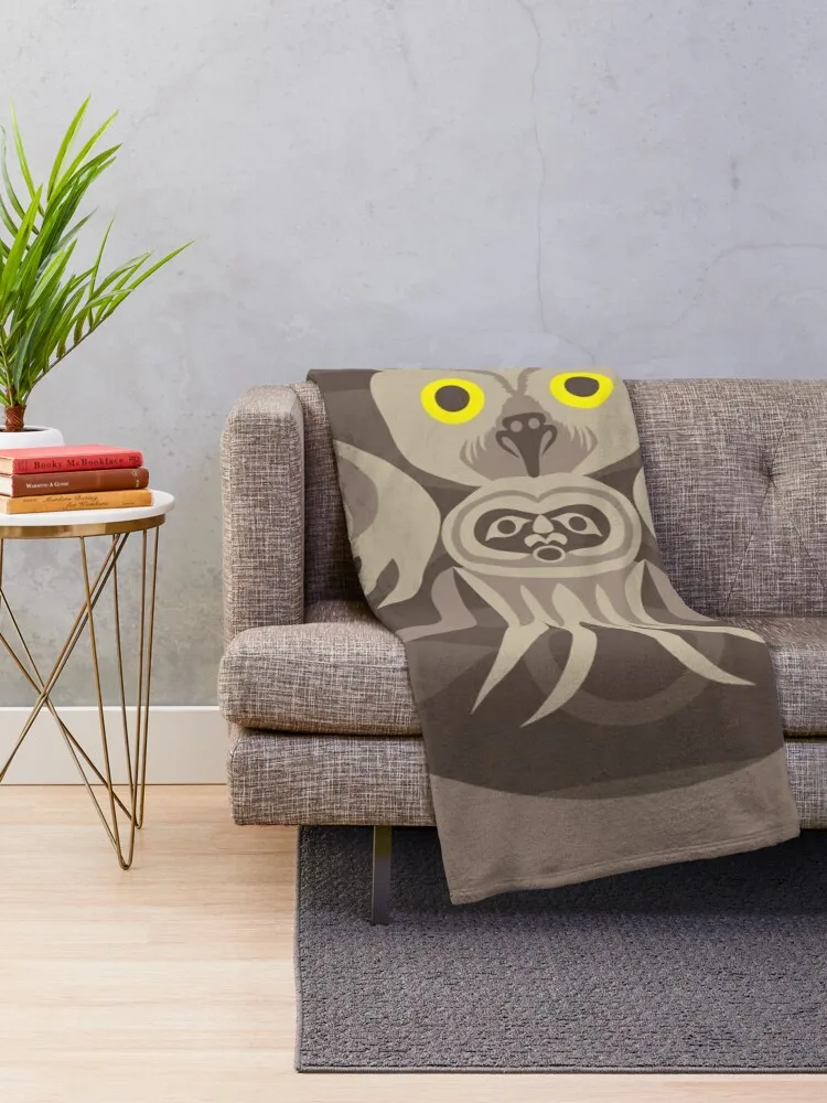 western screech owl Throw Blanket Luxury St Bed Personalized Gift Blankets