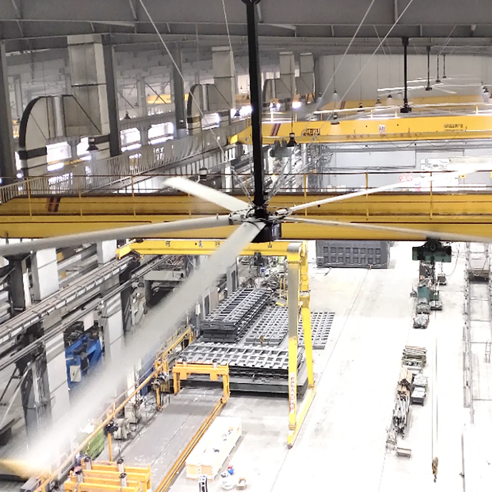 Kipas Industri Besar HVLS, Kipas Plafon untuk Pendinginan Musim Panas dengan Angin Kencang, Promo Harga Spesial