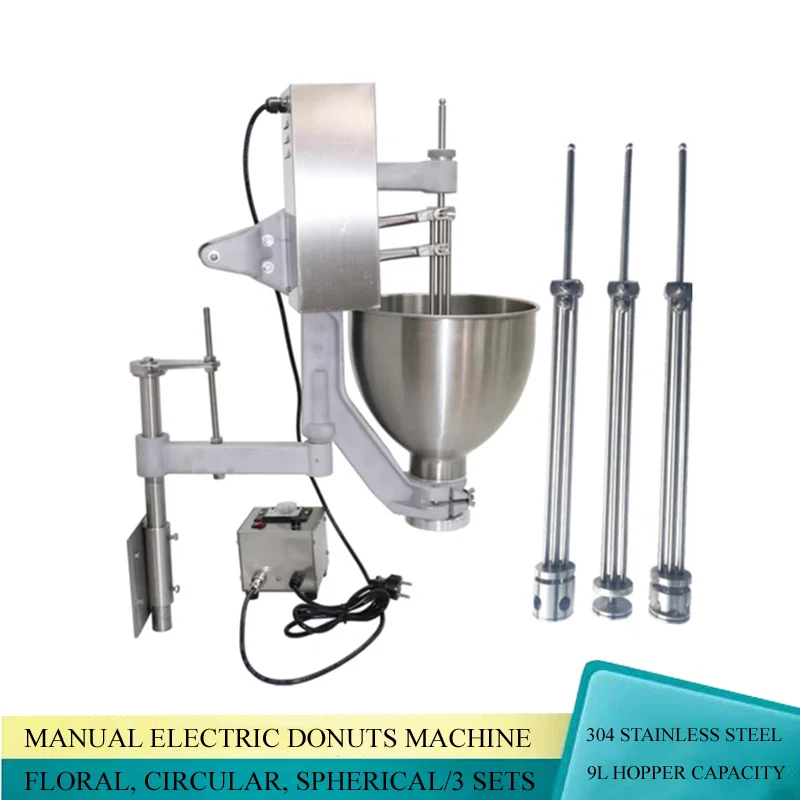 Donut Maker High Yield Donut Manufacturing Machine With Three Adjustable Mold Thicknesses